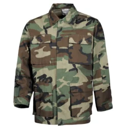 MFH US BDU Field Jacket Ripstop Woodland Camo