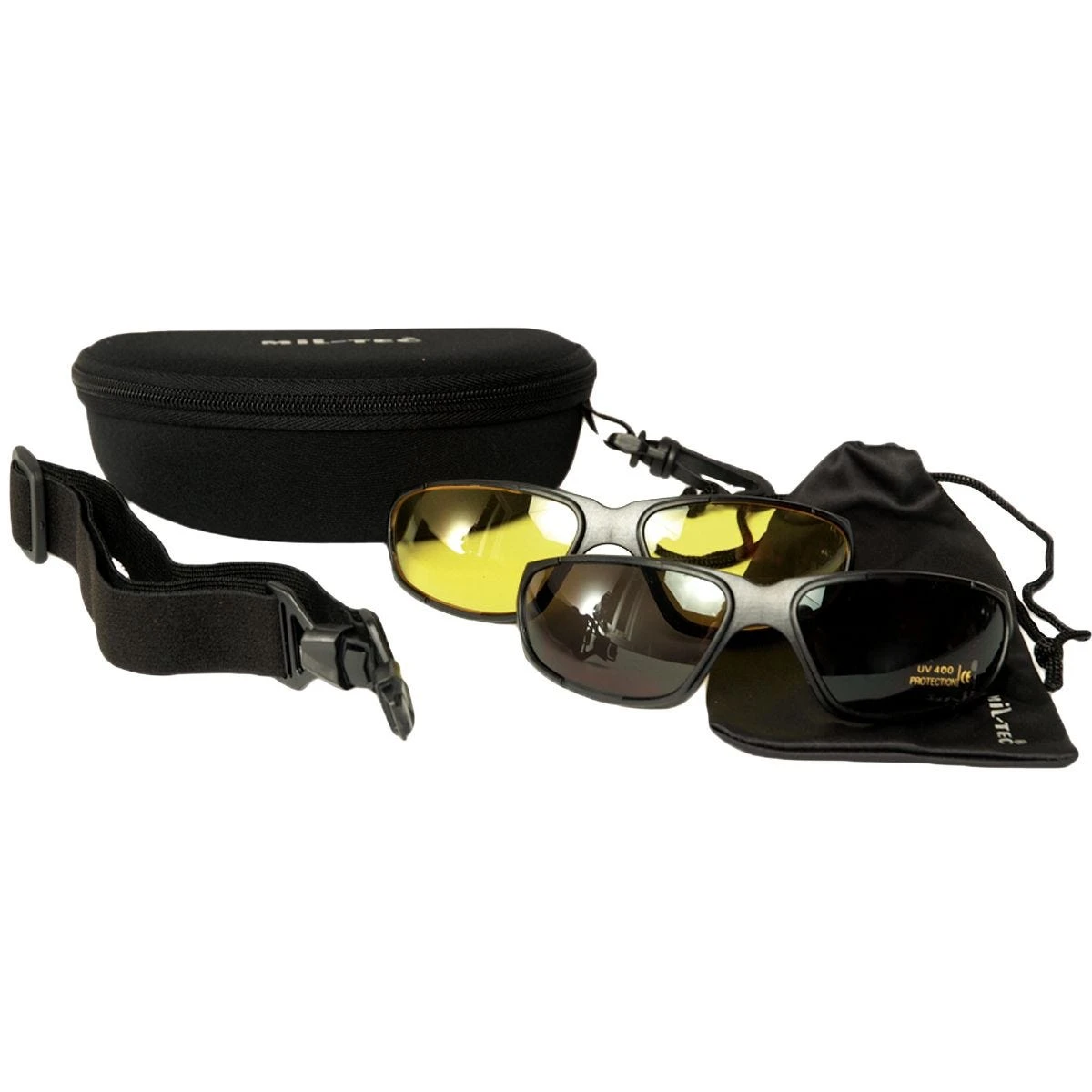 Mil-Tec Tactical Google 3IN1 Black - Image 2