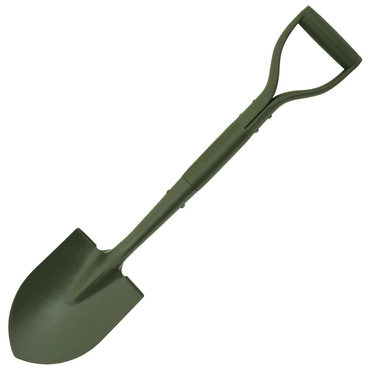 MFH Type II Jeep Steel Shovel With Wood Handle OD Green