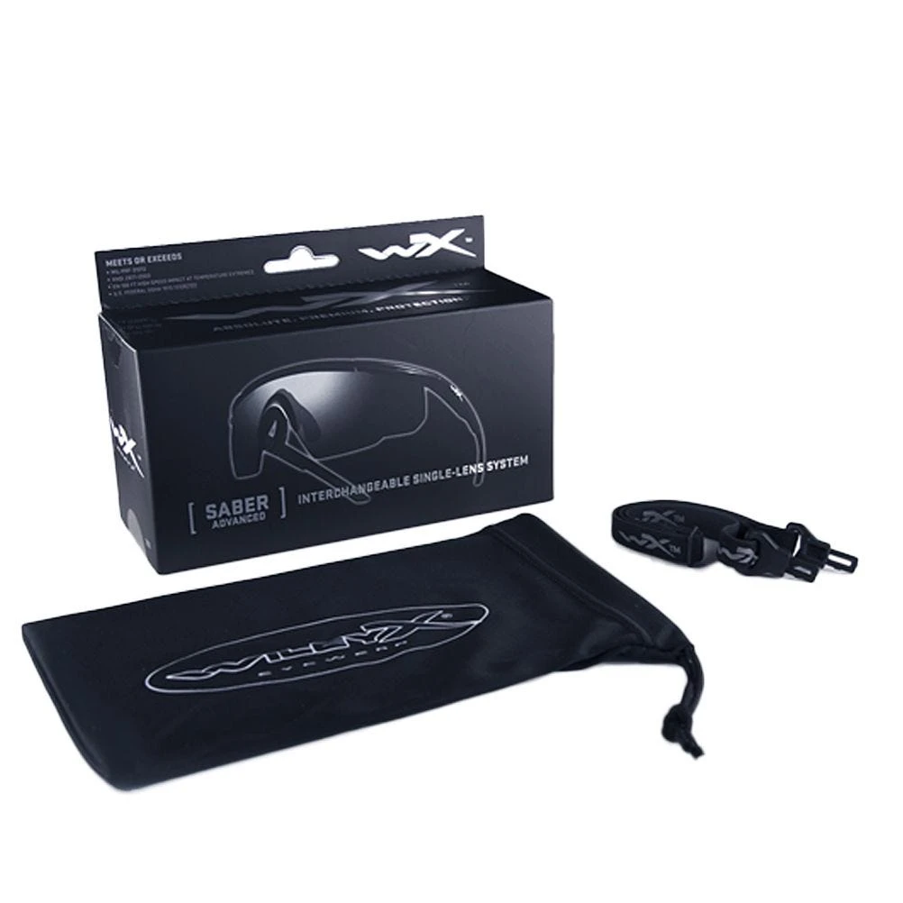 Wiley X Saber Advanced Glasses - Vermillion Lens / Matte Black Frame - Image 2