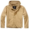 Brandit Windbreaker Front Zip Camel