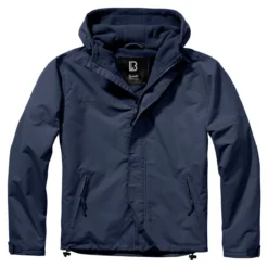 Brandit Windbreaker Front Zip Navy