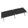 MFH US Aluminium Field Cot Black