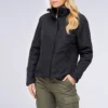Brandit Ladies Windbreaker Front Zip Black