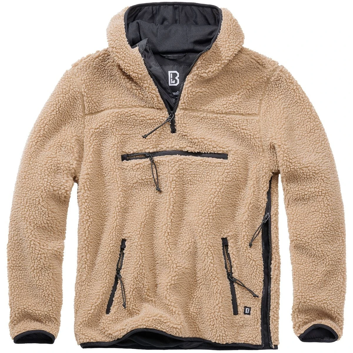 Brandit Teddyfleece Worker Pullover Camel