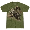 7.62 Design Lightning's Hand T-Shirt Military Green