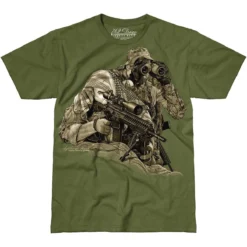 7.62 Design Lightning's Hand T-Shirt Military Green