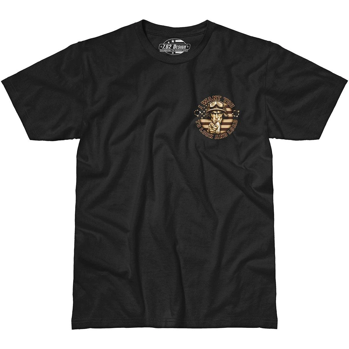7.62 Design Sam The Grunt T-Shirt Black - Image 2