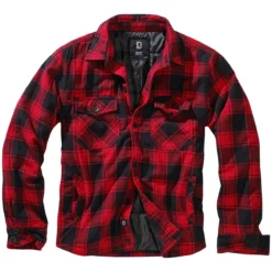 Brandit Lumber Jacket Red / Black
