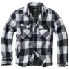 Brandit Lumber Jacket White / Black