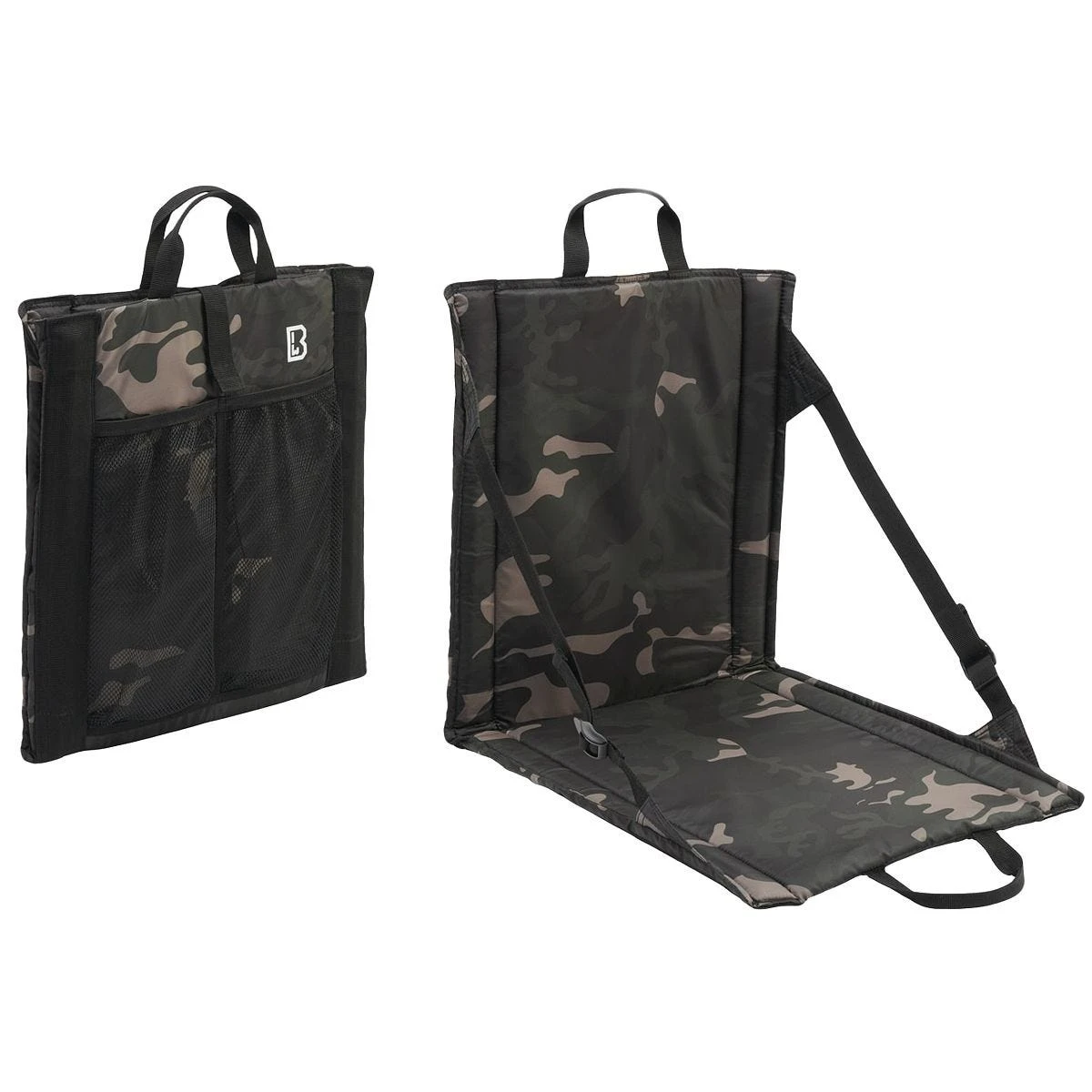 Brandit Foldable Seat Dark Camo