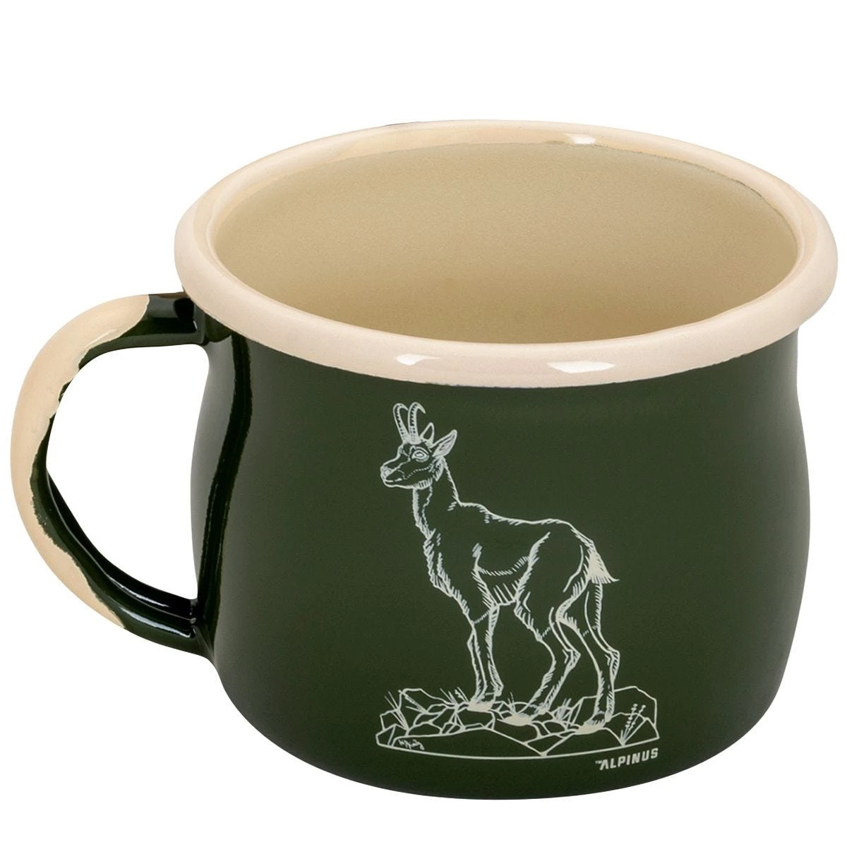 Alpinus Enamel Mug Chamois Green