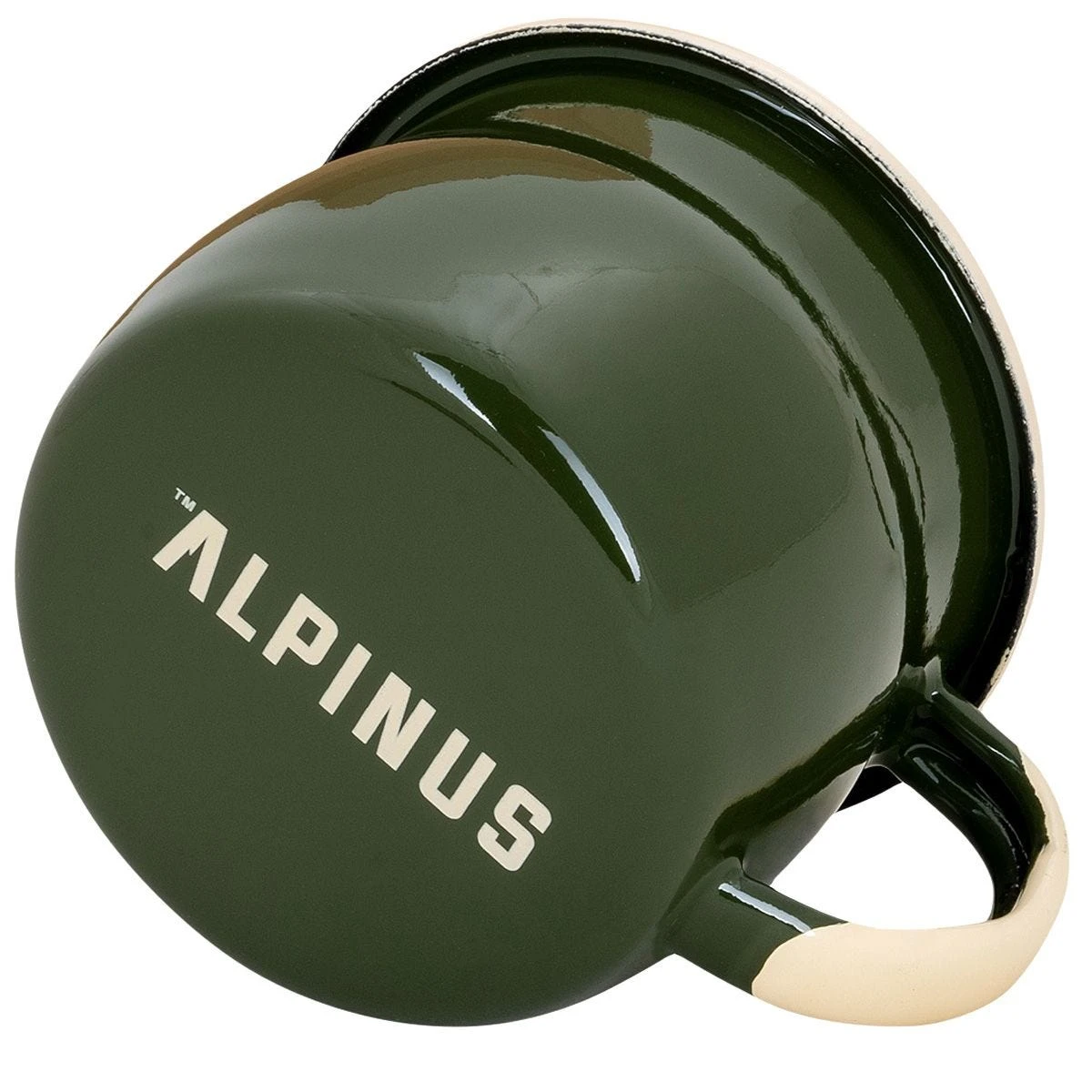 Alpinus Enamel Mug Chamois Green - Image 2