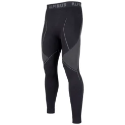 Alpinus Men Tactical Base Layer Leggings Black-Grey