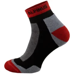 Alpinus Sveg Low Socks Grey-Red