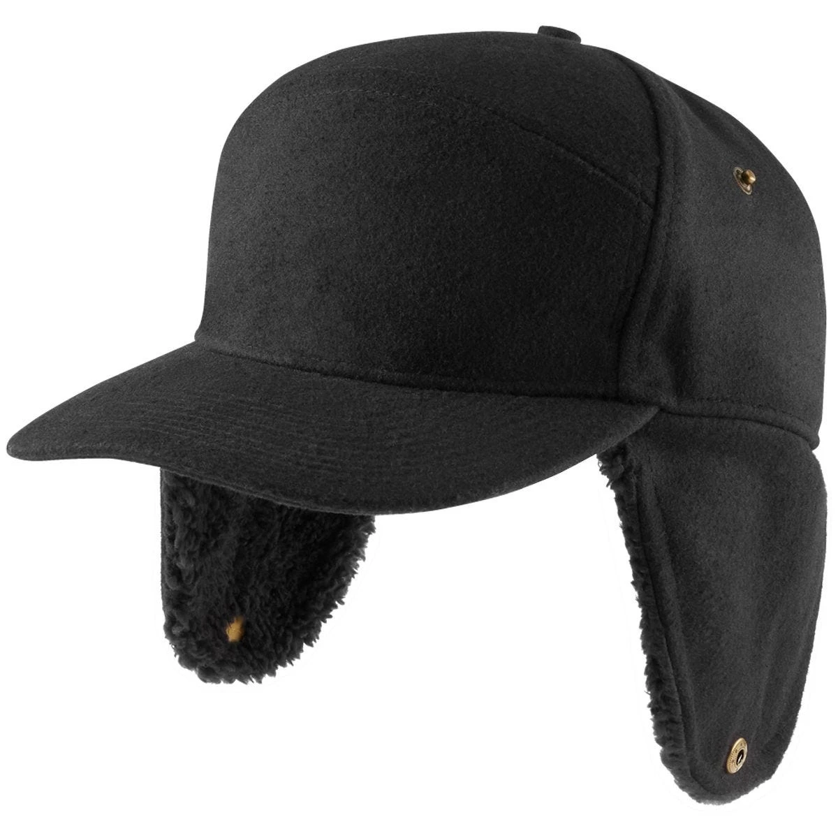 Brandit Lumberjack Winter Cap Black - Image 2