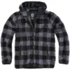 Brandit Teddyfleece Worker Jacket Black/Grey