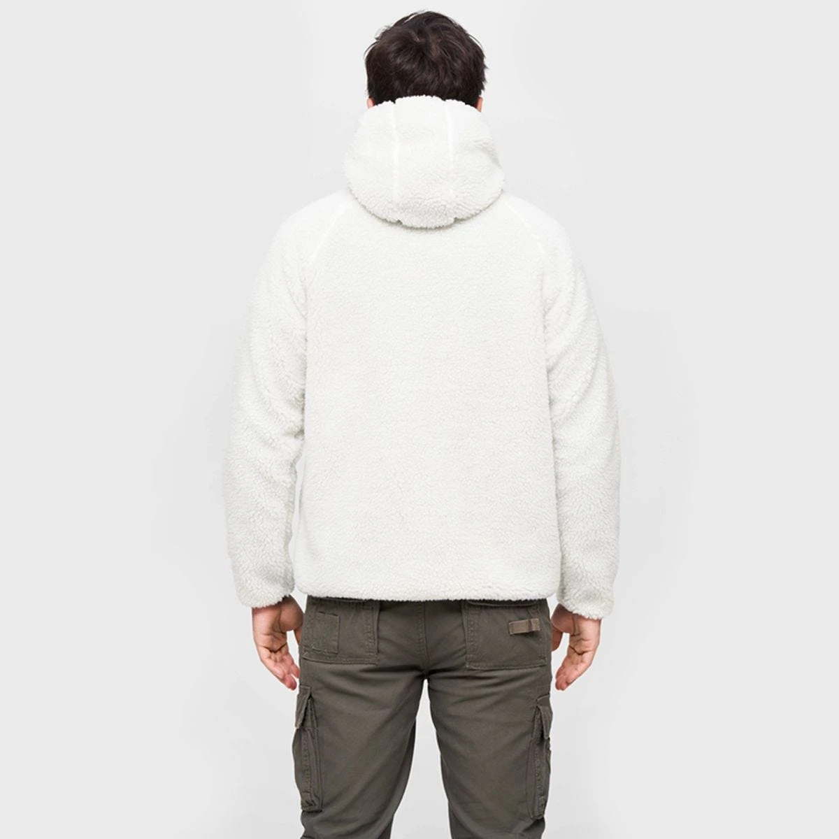 Brandit Teddyfleece Worker Jacket White - Image 2