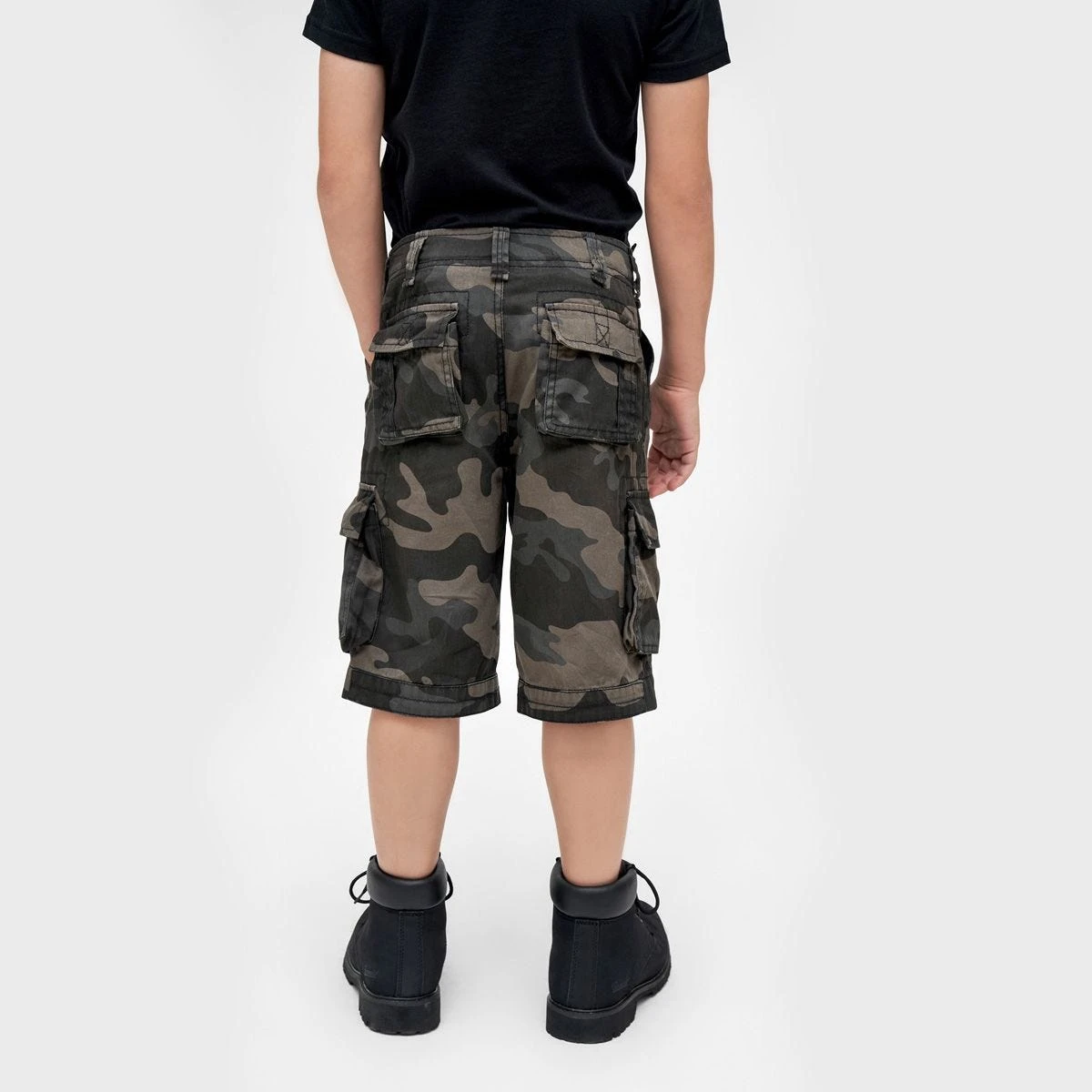 Brandit Kids BDU Shorts Dark Camo - Image 4