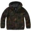 Brandit Kids Teddyfleece Hooded Jacket Woodland