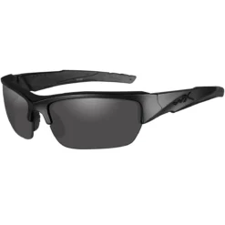 Wiley X WX Valor Glasses - Polarized Smoke Grey Lens / Matte Black Frame