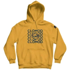 CLOMOD Hoodie "Twirl" Spicy Mustard Yellow