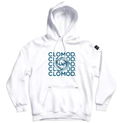 CLOMOD Hoodie "Twirl" White