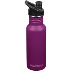 Klean Kanteen Classic Narrow 532ml Bottle Sport Cap Purple Potion
