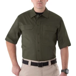 First Tactical Men's V2 Short Sleeve Tactical Shirt OD Green