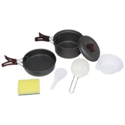 Fox Outdoor Mess Kit Small Anonized Aluminium