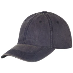 Helikon Plain Snapback Cap Cotton Dirty Washed Navy