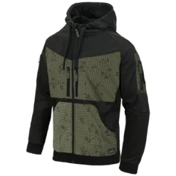 Helikon Rogue Hoodie Full Zip Black / Desert Night Camo