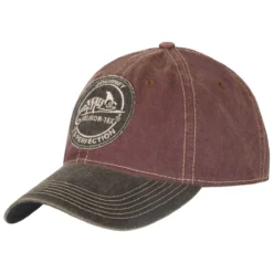 Helikon Snapback Cap Cotton Dirty Washed Maroon / Dirty Washed Black D