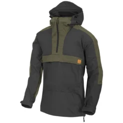 Helikon Woodsman Anorak Jacket Black / Taiga Green
