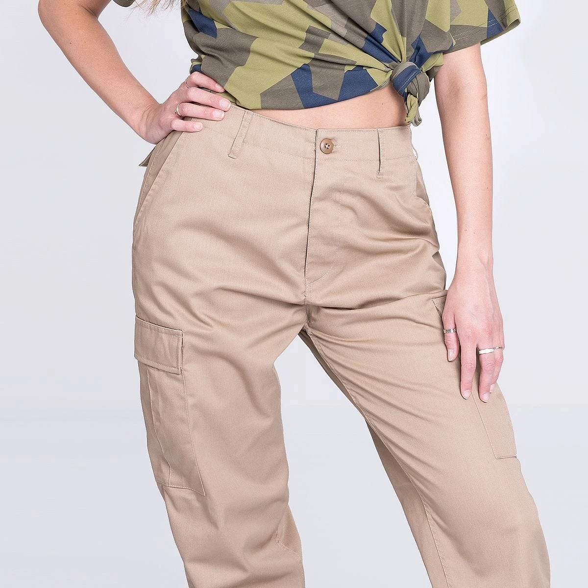 Mil-Tec Ladies Ranger Trousers Khaki - Image 5