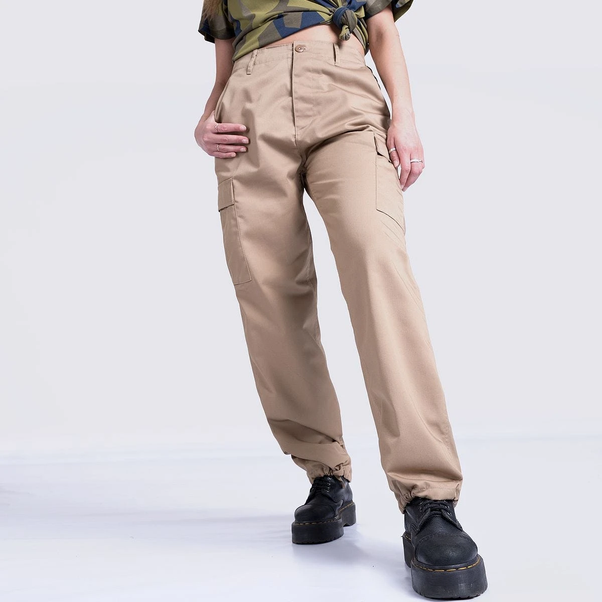 Mil-Tec Ladies Ranger Trousers Khaki - Image 2