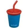 Klean Kanteen Kid's Cup 295ml W/Straw Lid Mykonos Blue