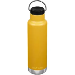 Klean Kanteen 592ml Classic Vacuum Insulated Bottle Loop Cap Marigold