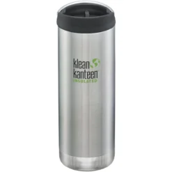 Klean Kanteen TKWide 473ml Insulated Bottle Cafe Cap Brushed Stainless