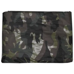 MFH Tarpaulin PE Metal Eyelets 3.85x4.7m Woodland