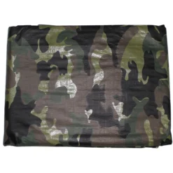 MFH Tarpaulin PE Metal Eyelets 4.7x5.7m Woodland