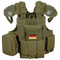 MFH Combat Vest With Quick Release OD Green