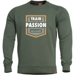 Pentagon Hawk Sweater Train Your Passion Camo Green