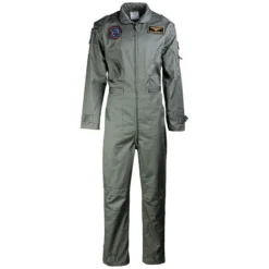 Mil-Tec Kids US Flight Coverall With Patches Olive