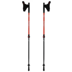 Alpinus Pro Nordic Walking Poles Braunberg Red