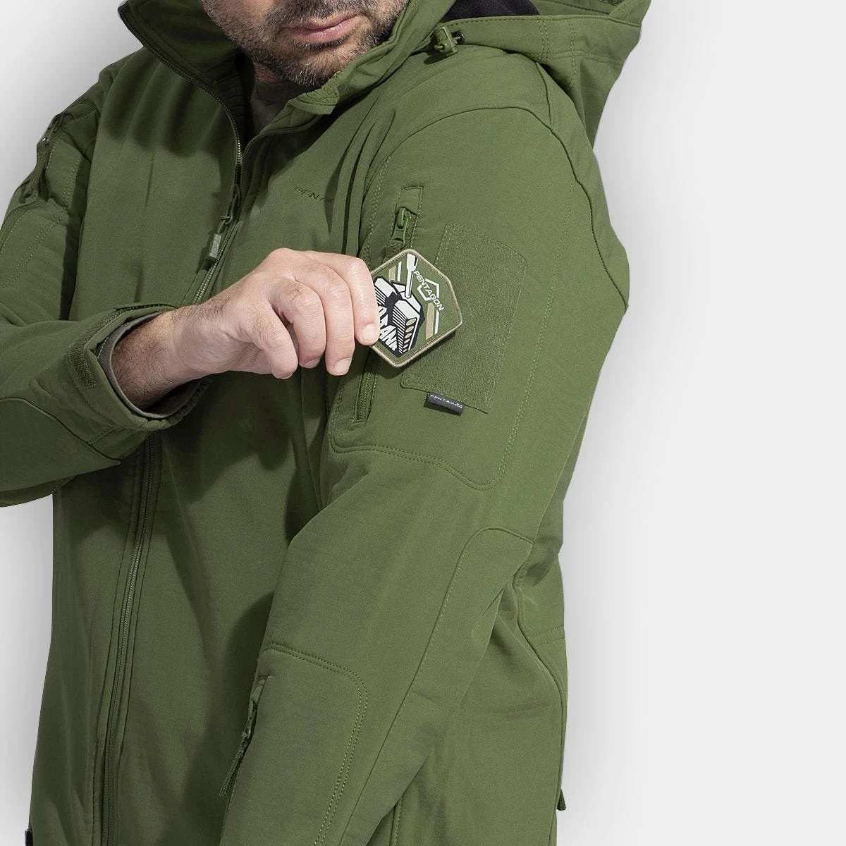 Pentagon Artaxes Softshell Jacket Olive Green - Image 6