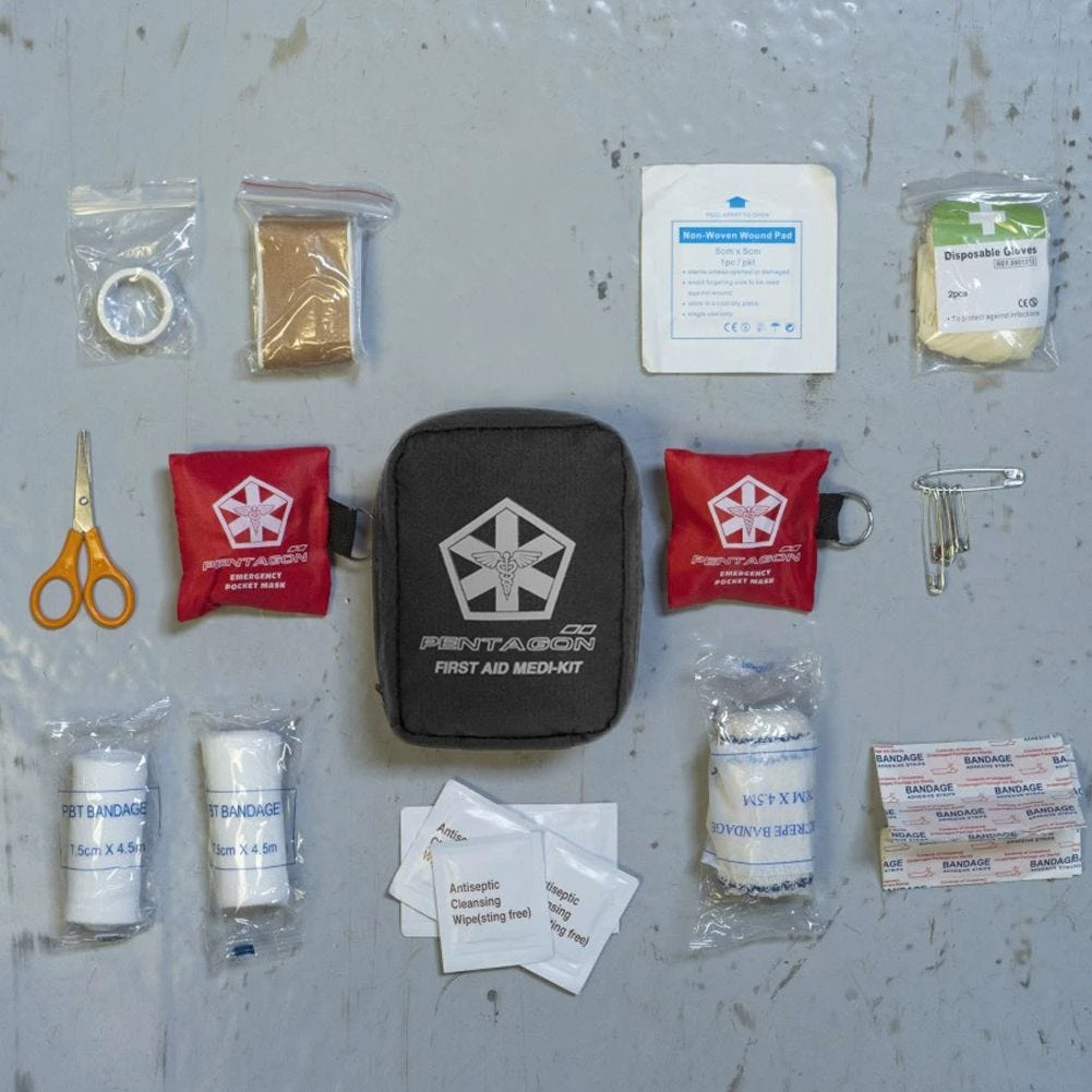 Pentagon Hippokrates First Aid Kit Black - Image 3