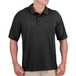 Propper Men's HLX Polo Short Sleeve Black