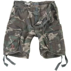 Surplus Airborne Vintage Shorts Washed Woodland