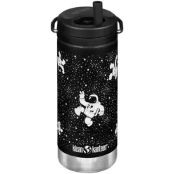 Klean Kanteen TKWide 355ml Insulated Bottle Twist Cap W/Straw Astronauts